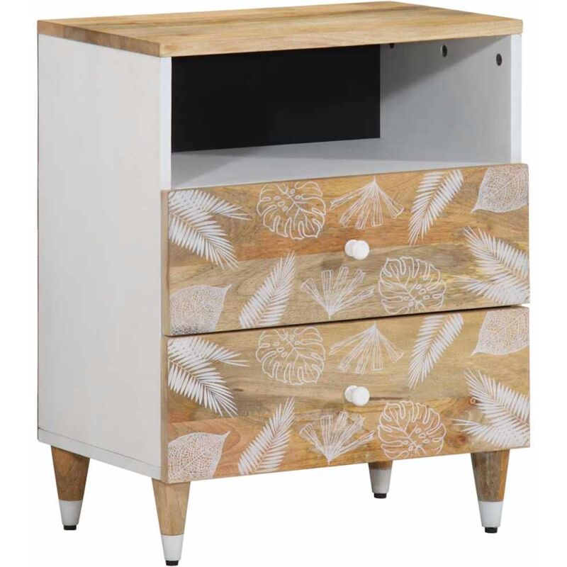 Vidaxl - Table de chevet 50x33x60 cm bois de manguier massif