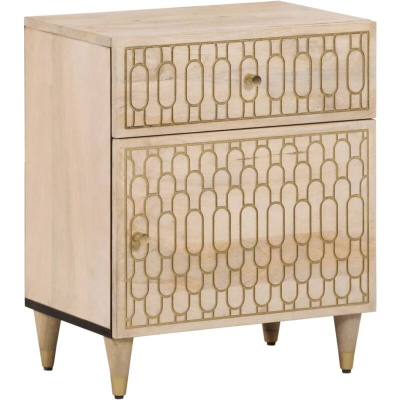 Vidaxl - Table de chevet 50x33x60 cm bois de manguier massif
