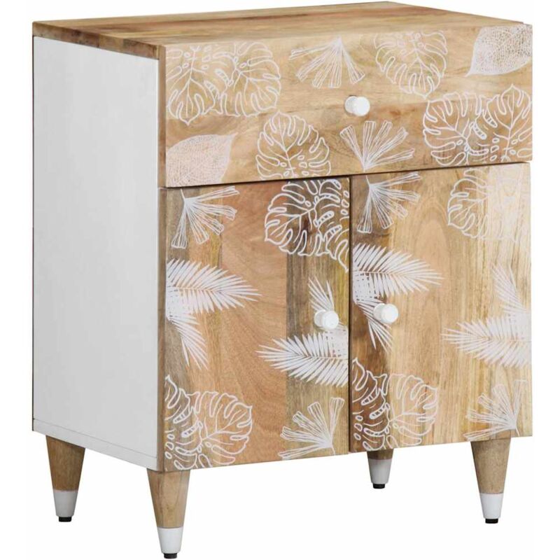 Vidaxl - Table de chevet 50x33x60 cm bois de manguier massif