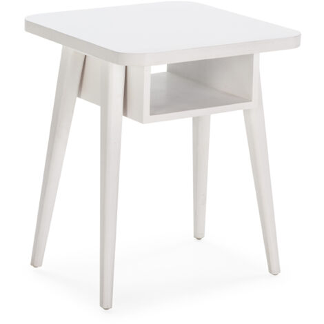 Table de chevet 50x50x60 Bois Blanc