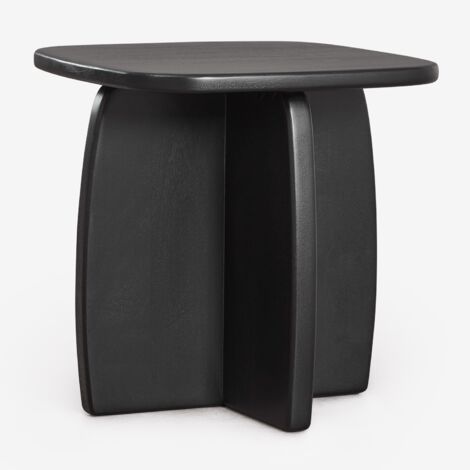 Table de chevet Agathe en bois de manguier 45x45 cm SKLUM
