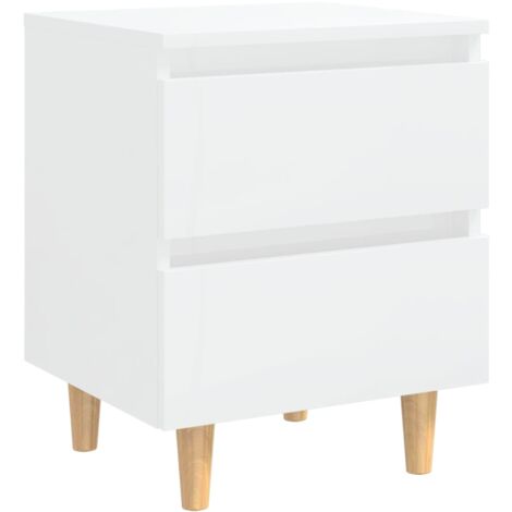 1/2x Table de Chevet et Pieds en Pin Table de Nuit Armoire Multicolore vidaXL