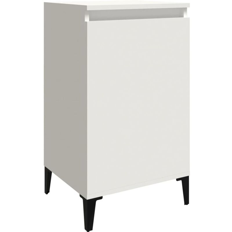 Vidaxl - Table de chevet blanc 40x35x70 cm bois d'ingénierie