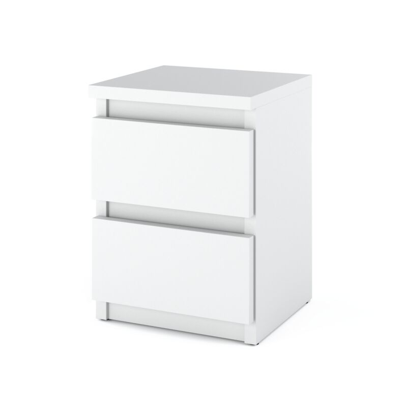 Table de Nuit - 30 cm - Blanche - Élégante et Pratique - Idéale pour Chambre