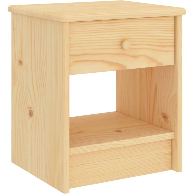 Vidaxl - skm Table de chevet Bois clair 35x30x40 cm Bois de pin massif