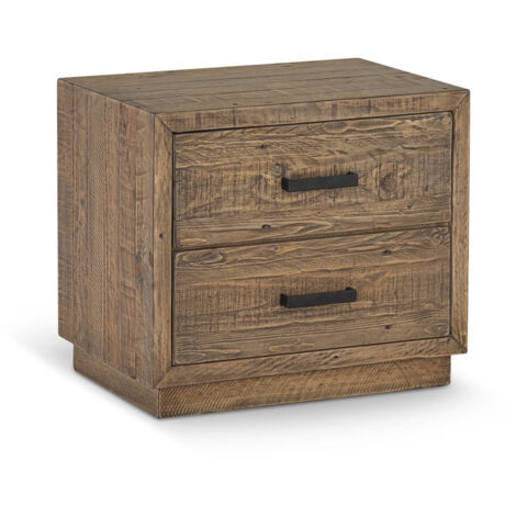 Table de chevet - Bois - Marron - Décoration d'Autrefois