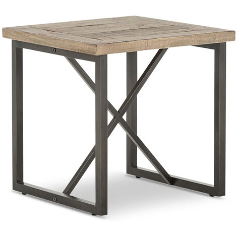 Table de chevet - Bois - Marron - Décoration d'Autrefois