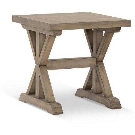 Table de chevet - Bois - Marron - Décoration d'Autrefois