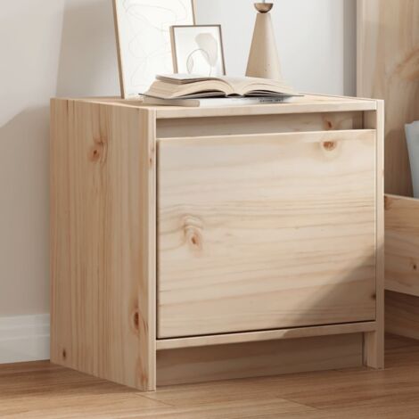 Table de chevet - Bout de Canapé Armoire De Rangement 40x30,5x40 cm Bois de pin massif BV233260 - BonneVie