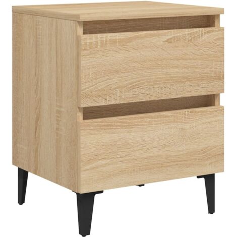 Table de chevet  Cabinet de chevet  Table de nuit chêne sonoma 40x35x50 cm bois d'ingénierie