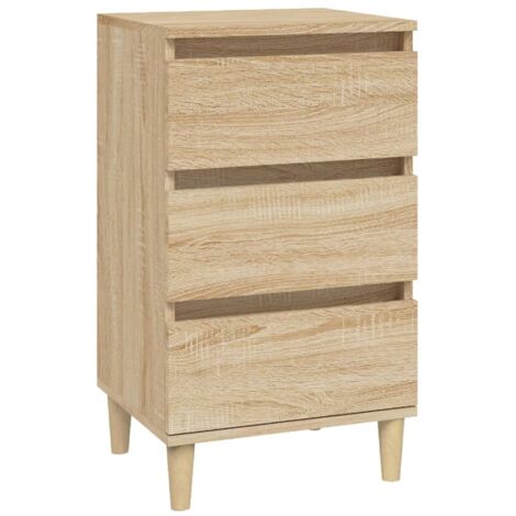 Table de chevet  Cabinet de chevet  Table de nuit chêne sonoma 40x35x70 cm bois d'ingénierie