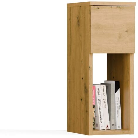 Table de chevet, chêne Artisan, 20 × 55 × 30 cm