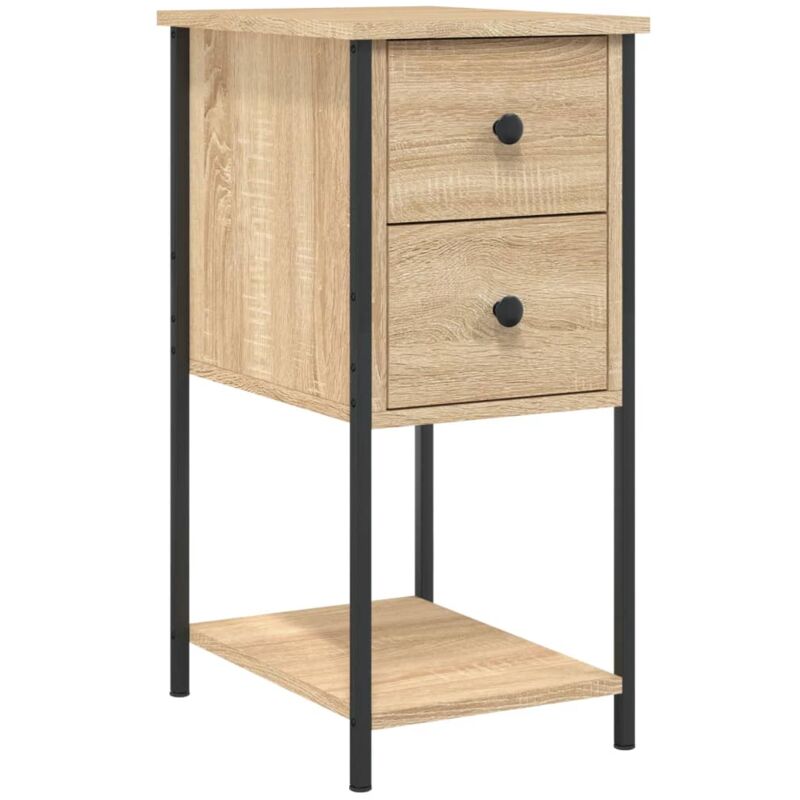 Table de chevet chêne sonoma 32x42x70 bois d'ingénierie Table de chevet chêne sonoma 32x42x70 bois d'ingénierie