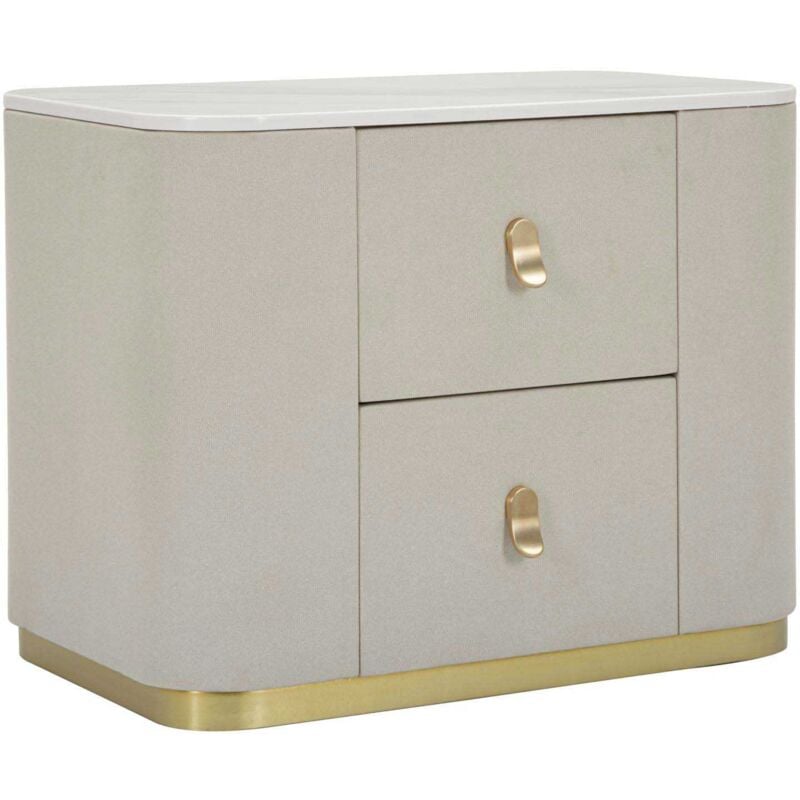 Commode en bois et métal Beauty 60 x 40 x 47 cm