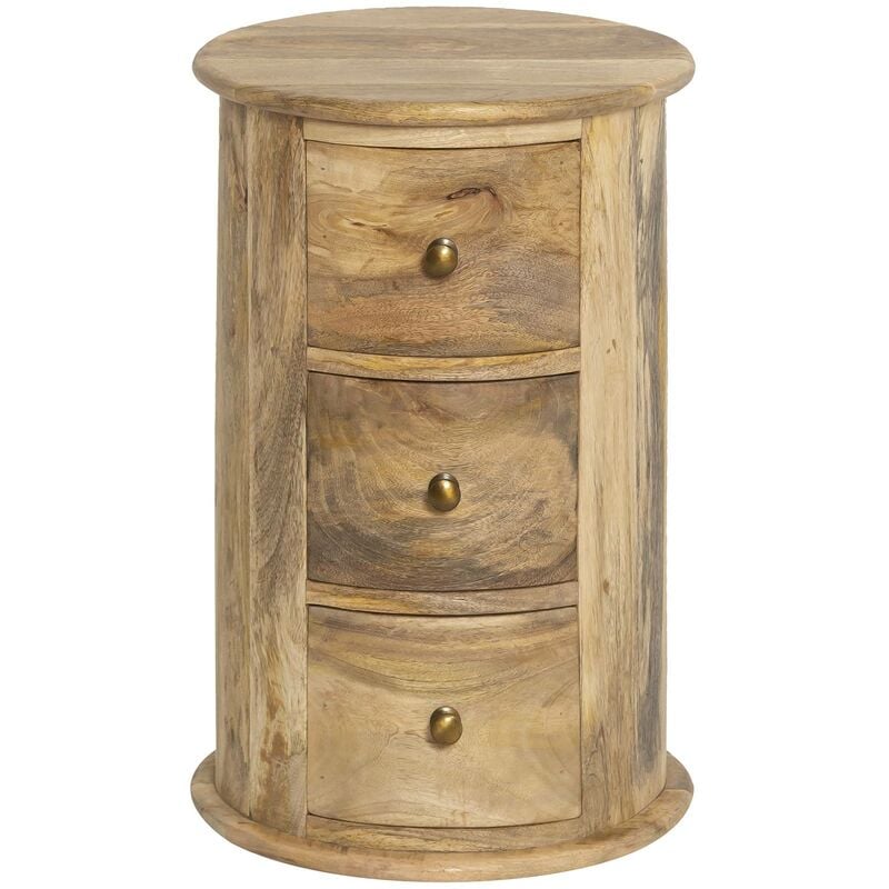 Table de chevet en bois de manguier Maëva