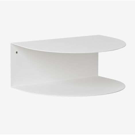Table de chevet flottante en acier inoxydable Taifa SKLUM Blanc