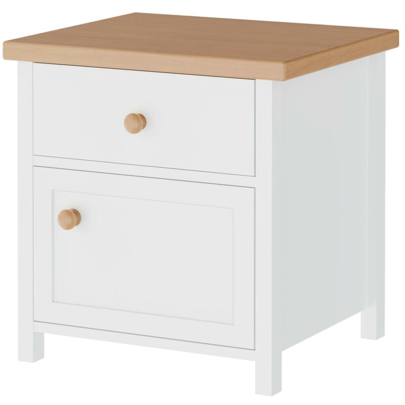 Table de chevet Romelbo 107 , Nombre de tiroirs: 0, Le nombre de portes: 0, 52x45x42cm, Stratifié