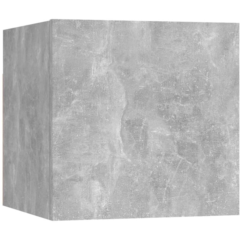 Table de chevet Gris béton 30,5x30x30 cm Bois d'ingénierie vidaXL