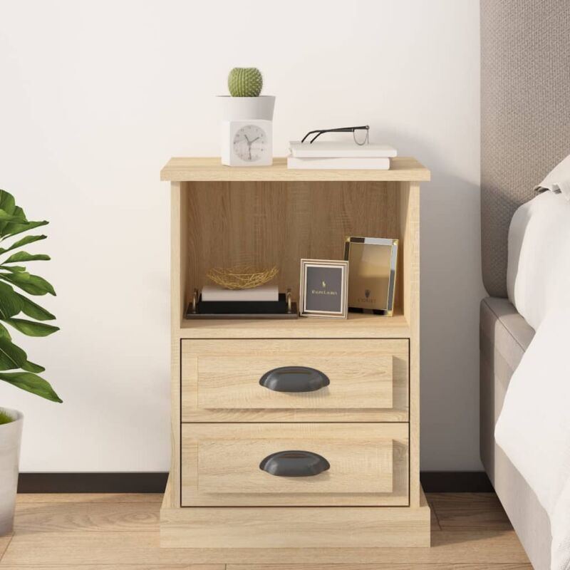 Comodino Rovere Sonoma 43x36x60 Cm - Vidaxl