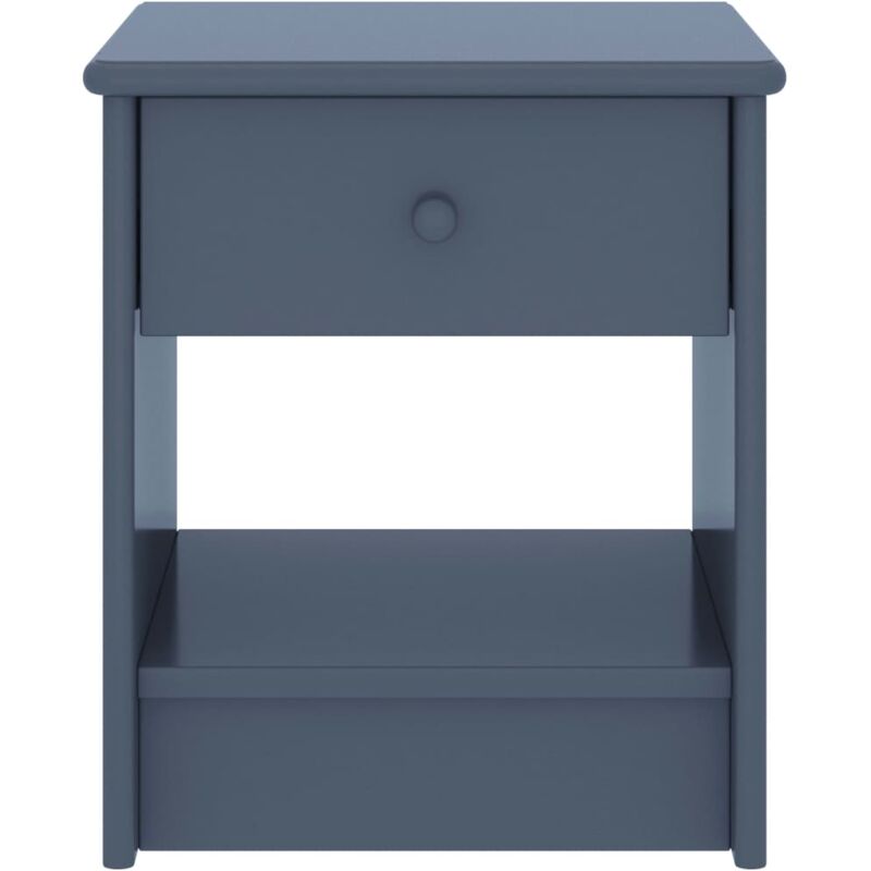 vidaXL Table de chevet Gris clair 35x30x40 cm Bois de pin massif