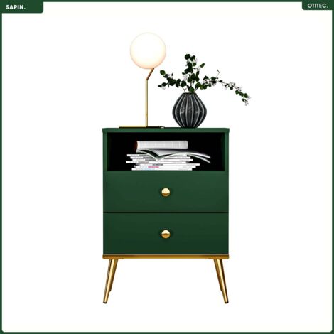Table de Chevet - H.70 x L.50 x P.34 cm - SAPIN