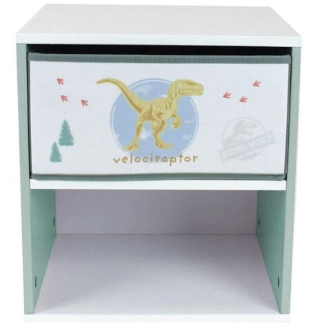 Table de chevet Jurassic World vert