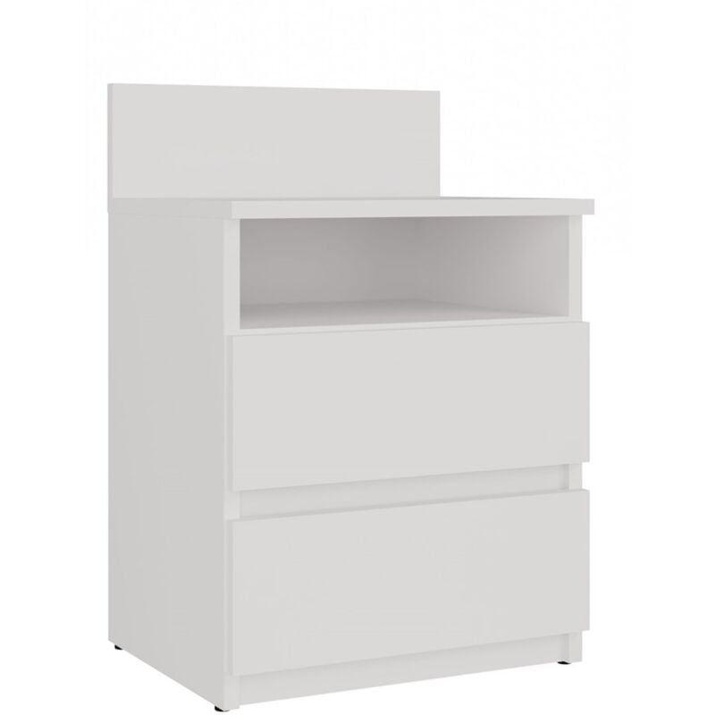 Table de chevet Malwa M1, BLANCHE