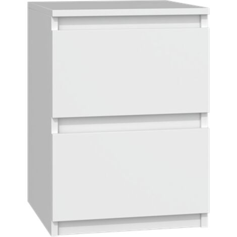Table de chevet Malwa M2, BLANCHE