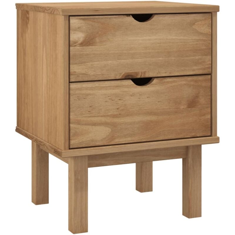 Vidaxl - Table de chevet otta 45x39x57 cm bois de pin massif