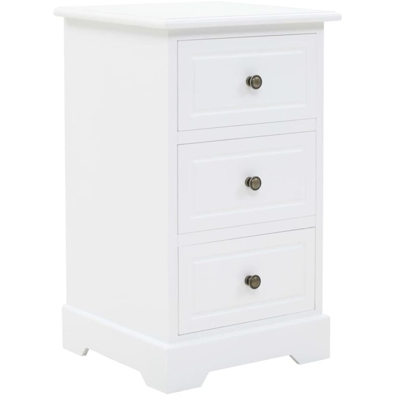 Table de chevet mdf et Bois de pin 35 x 32 x 59 cm