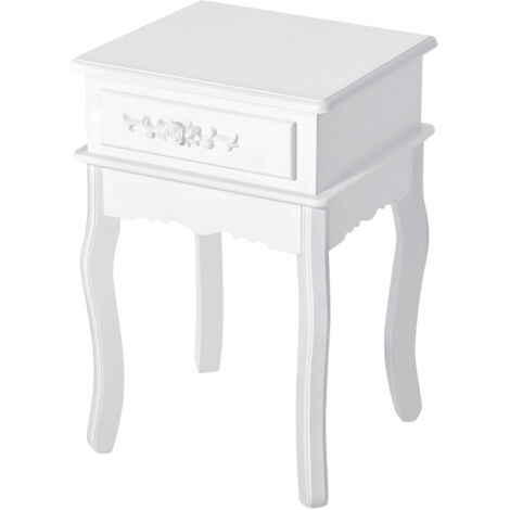 Table de chevet moderne, table basse avec tiroir, meuble en bois multifonctionnel