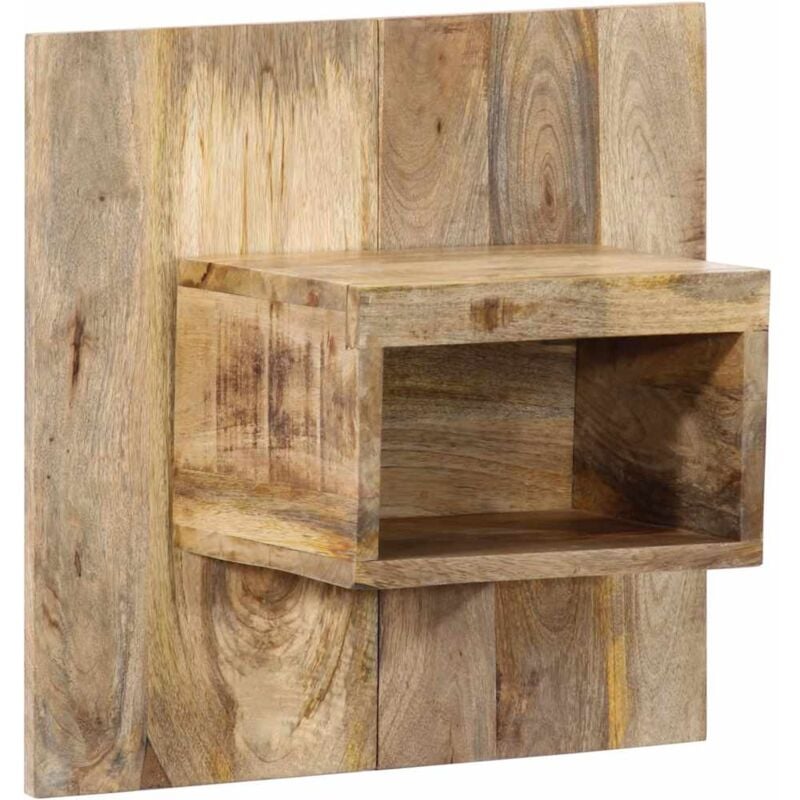 Table de chevet 50x27x50 cm bois massif de manguier brut - Vidaxl