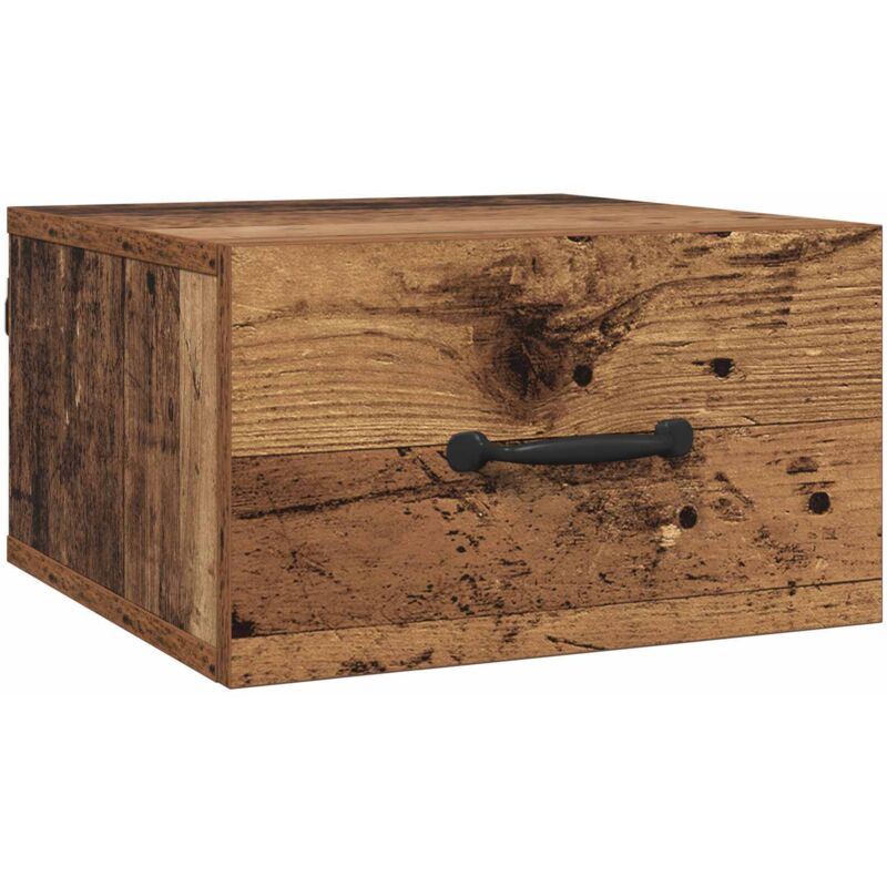 vidaXL Cabinet de chevet Bois Ancien 35 x 35 x 20 cm Bois d'ingénierie