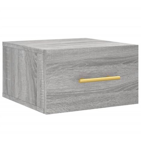 Tête De Lit Avec Rangement 200 Cm – Armoire Murale, Bois D’ingénierie, Gris Sonoma