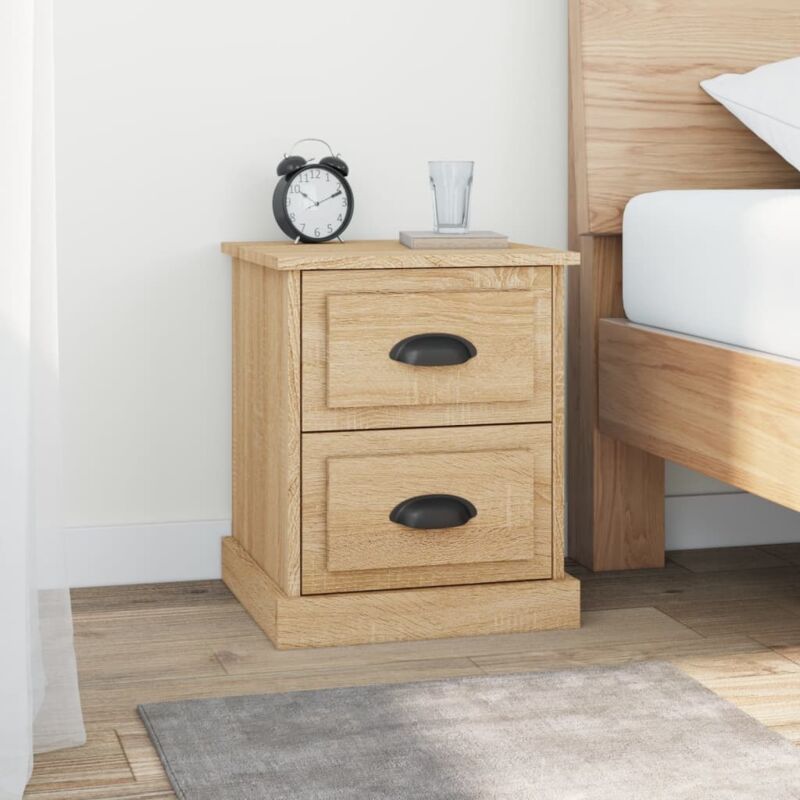 Nachttisch Sonoma-eiche 39x39x47, 5 Cm Holzwerkstoff Vidaxl