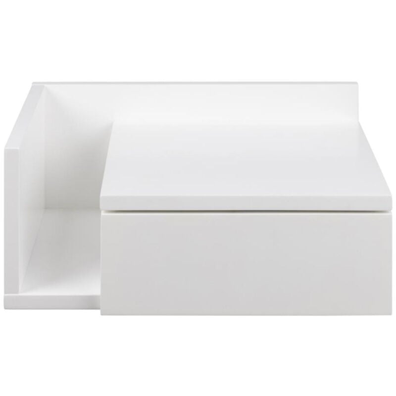 Table de chevet suspendu 1 tiroir 1 niche - hansa