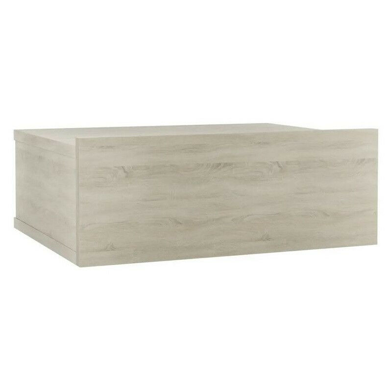 Table de chevet suspendue 1 tiroir bois chêne clair Komen Table de chevet suspendue 1 tiroir bois chêne clair Komen