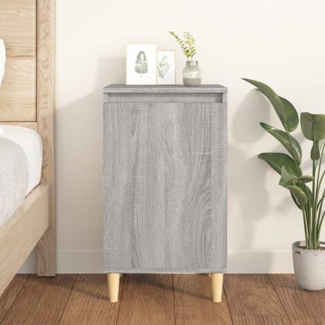 Table de chevet, Table d'appoint, Table de nuit sonoma gris 40x35x70 cm bois d'ingénierie FR185612 DESIGN IN