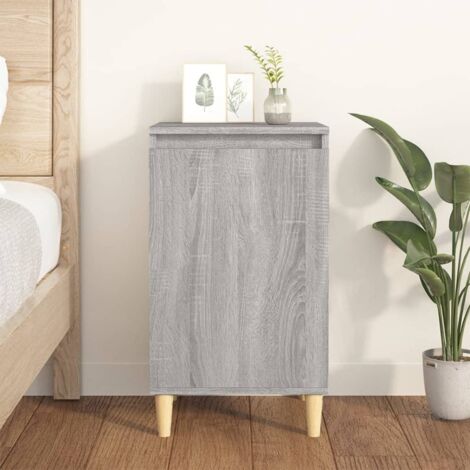 Table de chevet  Table d'Appoint  Table de nuit  sonoma gris 40x35x70 cm bois d'ingénierie VGT30292