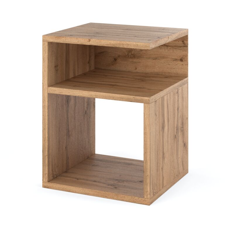 Table de chevet Wotan chêne 30 CM, meuble de chambre à coucher, Nakastlik