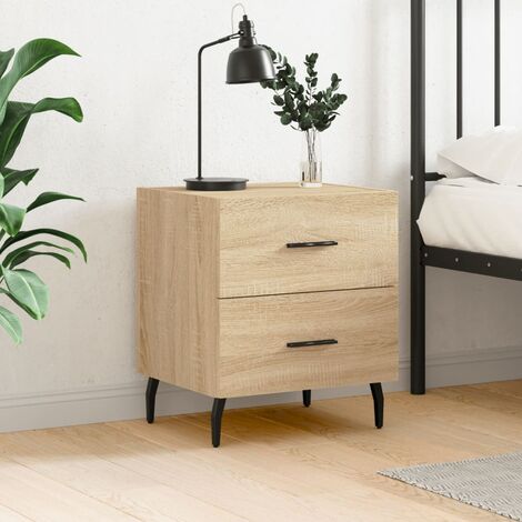 Table de chevet,Table d'Appoint Console,Bout de Canapé chêne sonoma 40x35x47,5 cm bois d’ingénierie -86307
