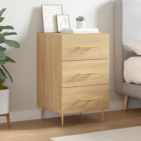 Table de chevet,Table d'Appoint Console,Bout de Canapé chêne sonoma 40x40x66 cm bois d'ingénierie -57763