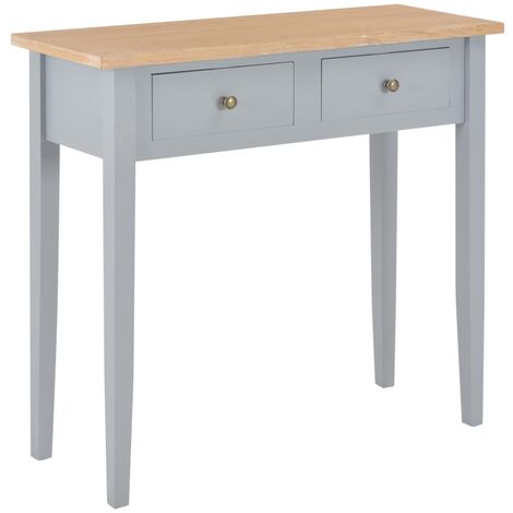 vidaXL Bois Table de Console et Coiffeuse Maquillage Salon Maison Multicolore