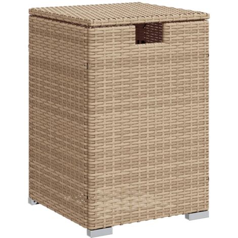 Table de couverture de bouteille de propane beige 40x40x60