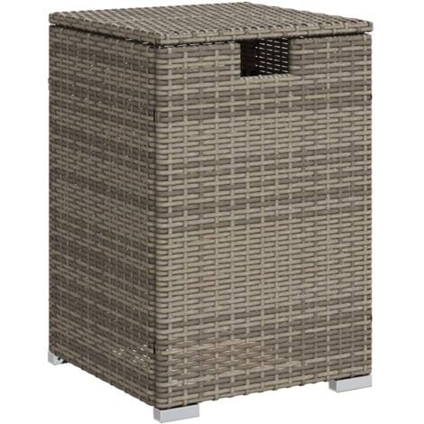 Table de couverture de bouteille de propane gris 40x40x60