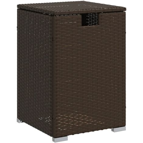 Table de couverture de bouteille de propane marron 40x40x60
