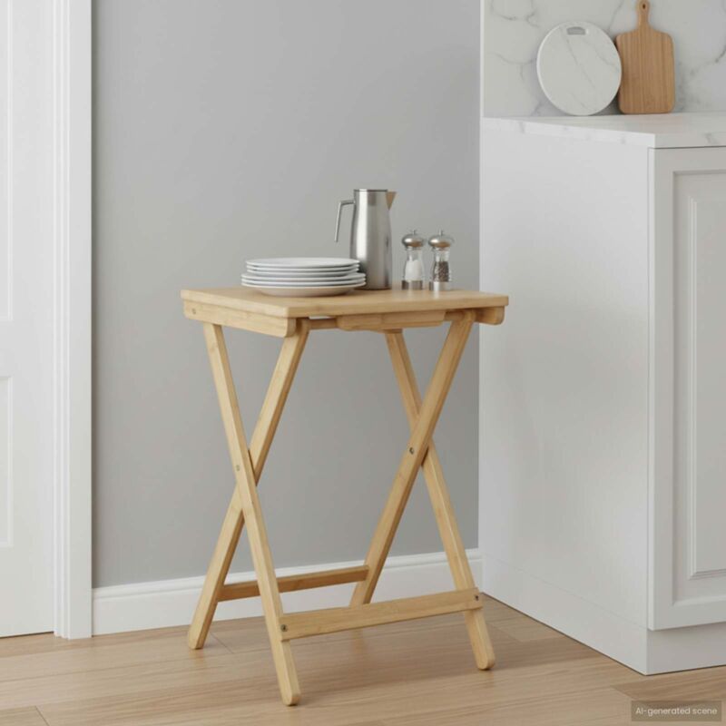 Table de cuisine Naturel 40 x 30 x 53,5 cm Bambou