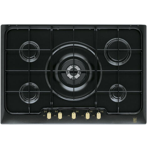 Table de cuisson à gaz encastrable noire Electrolux PN750RUV 5 brûleurs