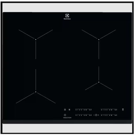Table de cuisson à induction 60cm 3 feux 7200w noir - Electrolux - EIT61443B-NEW
