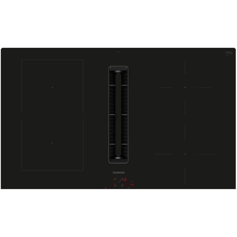 Table de cuisson aspirante induction 80cm 4 feux 7400w noir Siemens ED811BS16E